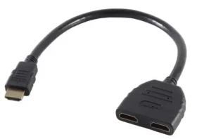 MicroConnect Adaptér HDMI (M) - 2x HDMI (F) čierna (HDM19M19F19F)