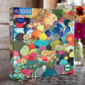 EEBOO Štvorcové puzzle Kamienky