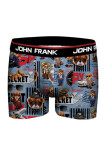 Pánske boxerky John Frank JFBD355 XXL Modrá