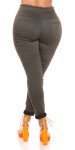 Curvy Girls! Sexy Slim Fit Fashion Jeans KHAKI