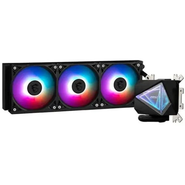 MSI MAG CoreLiquid I360 čierna / 3x 120mm / 32.8 dB @ 2350 RPM / 70.7 CFM / AMD + Intel (306-7ZW8A11-C24)