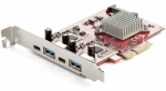 StarTech PCIe karta USB-C a USB-A / Radič USB / PCIe / USB 3.2 Gen 2 / 2x USB-A / 2x USB-C / ASMedia ASM3142 (PEXUSB312A2C2V)