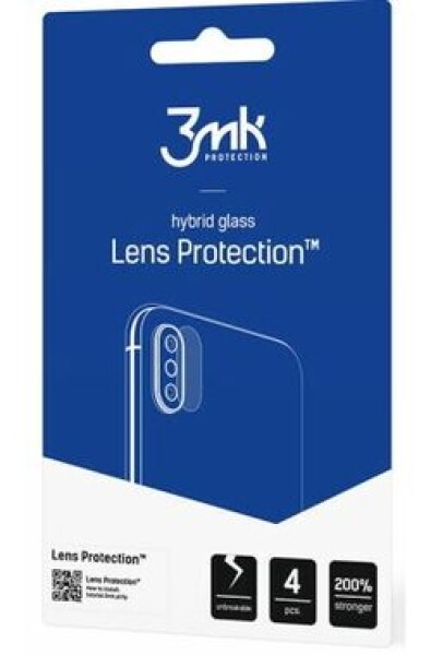 3mk Lens Hybridné sklo ochrana kamery pre Motorola Moto G72 (4ks) (5903108494021)