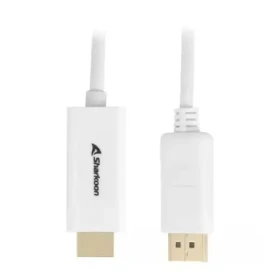 Sharkoon Adaptér DisplayPort 1.2 na HDMI / 4K 60Hz / 2 m / aktívny / biely (4044951037711)