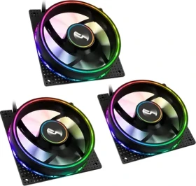 Cryorig Crona S čierna / Ventilátor / PWM / ARGB / 120mm / 3 ks (CR-XRS3)