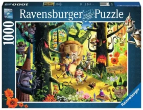 Ravensburger Levy tigre a medvede/ 1000 dielikov
