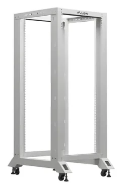 Lanberg Otvorený rack 27U šedá / Otvorený rack / 19" / 600x800 mm / Nosnosť 600 kg (OR01-6827-S)