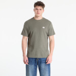 Tričko Calvin Klein Jeans Ss Waffle Woven Label Crewnk Tee Dusty Olive L