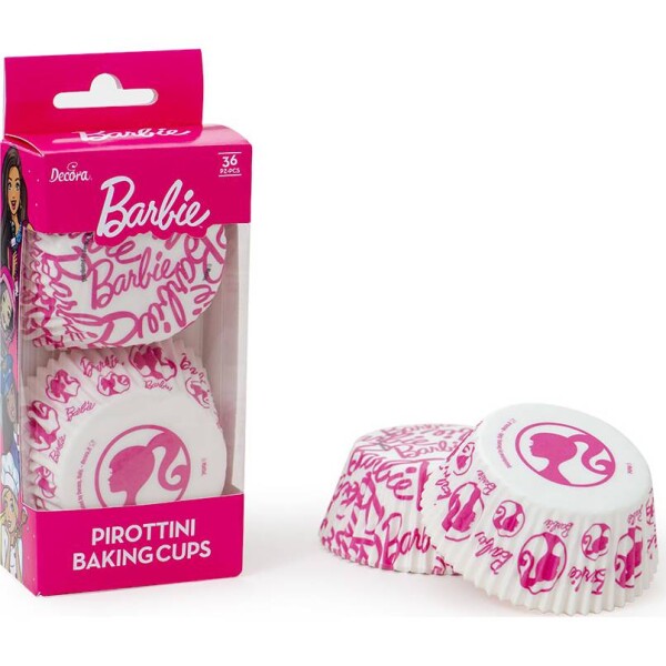 Košíčky na muffiny 36 ks Barbie silueta - Decora - Decora