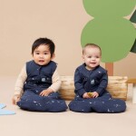 ERGOPOUCH Vak na spanie organická bavlna Jersey Lucky Ducks 3-12 m, 6-10 kg, 2,5 tog