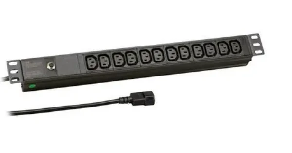 EFB EK631CC.1 čierna / PDU / 19" 1U / 12x C13 / C14 / 10A (EK631CC.1)