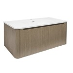 Kúpeľňová skrinka s umývadlom Naturel Austen 119x47,5x45 cm light pine mat AUSTEN120LP AUSTEN120LP