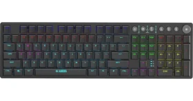 Ibox Aurora K-6 čierna / Herná klávesnica / mechanická / KRGD Red switch / RGB / 2,4 GHz + BT / numerická klávesnica (IKGMK6)