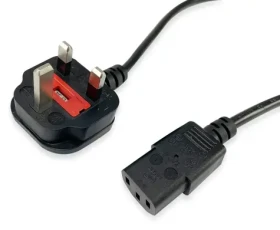 Equip BS 1363 - C13 čierny (112300) / Napájací kábel / 2 m / 250 V / 10 A (112300)