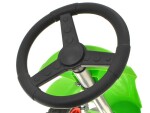 Mamido Detská šliapací motokára s nafukovacími kolesami žltá