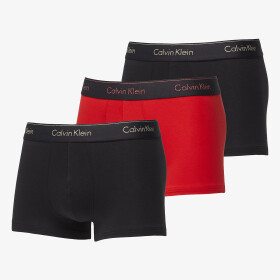 Pánske boxerky 000NB3873A KHZ čierno-červené Calvin Klein