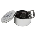 Bushman Kožený opasok Bottle Belt III, hnedý 120