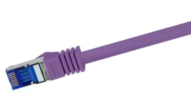 LogiLink Ultraflex Cat.6A fialová / Patch kábel / S/FTP / 0,5 m / RJ-45 / 10 Gigabit Ethernet (C6A029S)