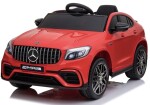 Mamido Detské elektrické autíčko Mercedes-Benz GLC 63S 4x4 červené