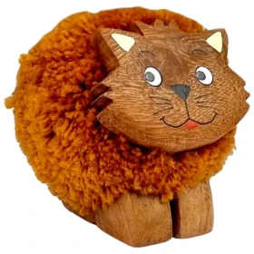 2Kids Toys Drevená figúrka XL pompon Mačka (2D98010)