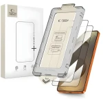 Tech-Protect Quick Set+ pre Samsung Galaxy S26 Ultra čierne / Ochranné tvrdené sklo / 2 ks