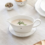 Bastion Collections Keramická mini mištička White/Brown A