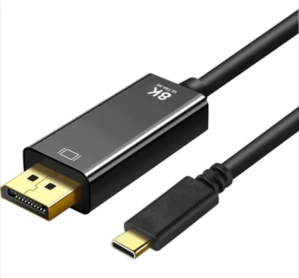 Art KABUSBC OEM-C5-2 čierna / Kábel USB-C - DisplayPort / 1,8 m (KABUSBC OEM-C5-2)