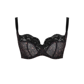 Panache Nina Balcony black leopard 10941