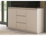 Komoda s 3 zásuvkami Carlos, béžová kašmír, 120 cm%