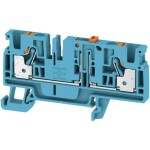 Weidmüller 2429880000 priechodná svorka 6.10 mm pružinová svorka modrá 50 ks; 2429880000