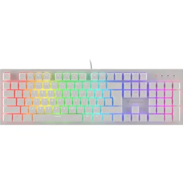 Genesis Thor 303 RGB Outemu Peach Silent biela / herná mechanická klávesnica / USB (NKG-1879)