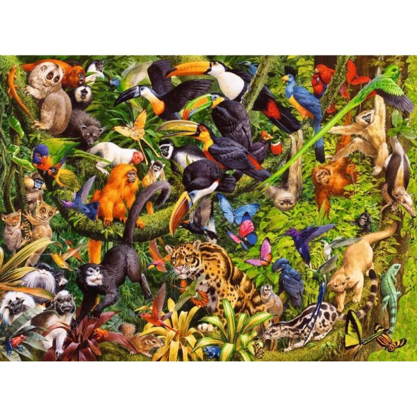 Ravensburger Dažďový prales dielikov