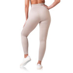 Dámske módne legíny RELAX & GO RIB OPTIC LEGGINGS - BELLINDA - taupe M