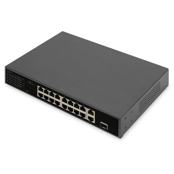 Digitus DN-95355 sieťový switch 16 portů 10 / 100 MBit/s funkcia PoE; DN-95355