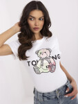 Tričko NM TS JX 09328.65P white pink jedna velikost