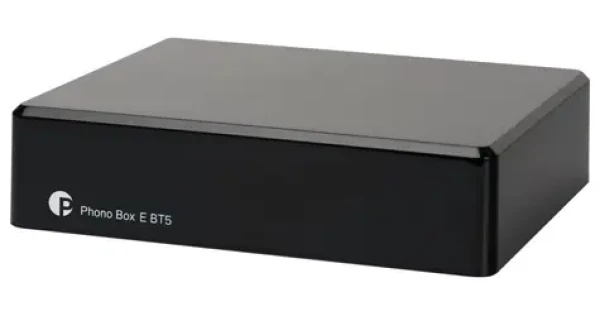 Pro-Ject Phono Box E BT 5 čierna / Gramofónový predzosilňovač s Bluetooth vysielačom (9pphebt5b)