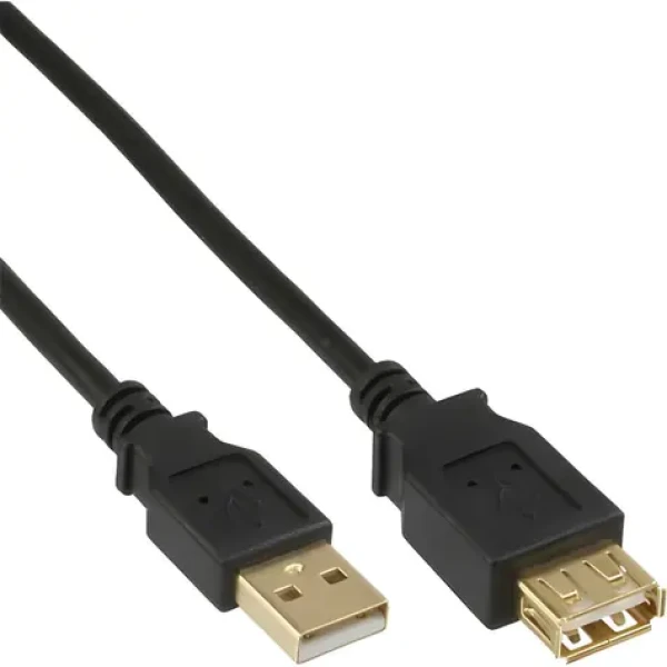 InLine USB-A - USB-A 0,5 m čierna / Kábel / 0,48 Gbit/s (34650S)