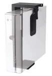 Neomounts CPU-D075BLACK čierna / držiak mini pc pod stôl / výška skrine 20-36 cm / šírka skrine 5-10 cm / nosnosť 10 kg (CPU-D075BLACK)