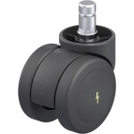 Blickle 849802 dvojité plastové otočné pojazdové koliesko; 849802