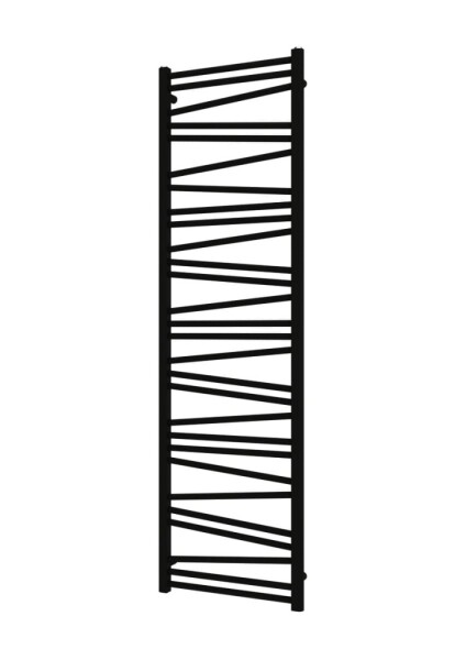 Radiátor kombinovaný SAT Lilon 169,5x50 cm čierna matná SATRALI1695500BL SATRALI1695500BL