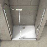 H K - Sprchové dvere Tifany B5 80 jednokrídlové s pevnou stenou 79-82 x 200, varianta ľavá SE-TIFANYB580SET-13