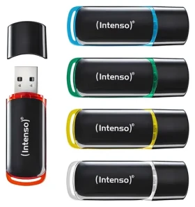 INTENSO Business Line 16GB 5 ks mix farieb / Flash disk / USB 2.0 / čítanie 28 MB/s / zápis 6,5 MB/s (3511575)