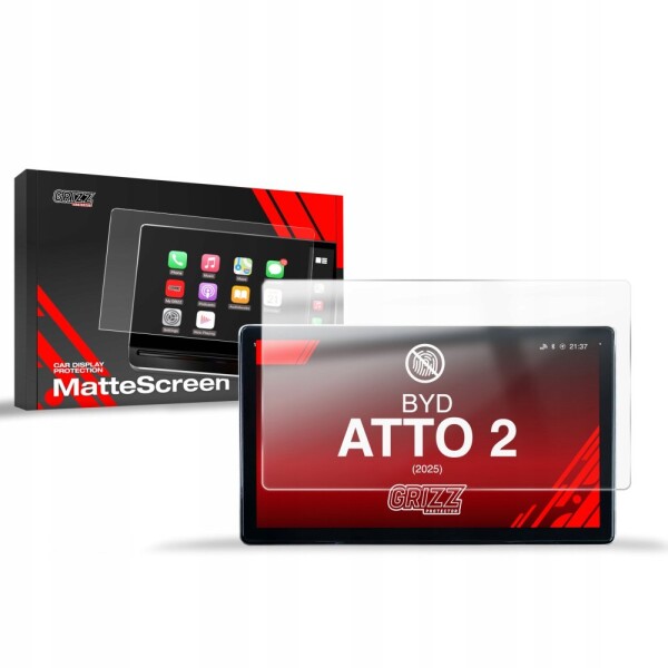 GrizzGlass Folia matná GrizzGlass CarDisplay Protection do BYD ATTO 2 10,1" (2025)