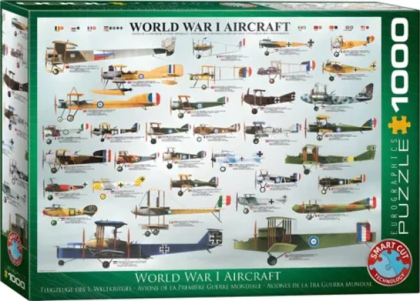 EUROGRAPHICS Puzzle Lietadlá 1. svetovej vojny
