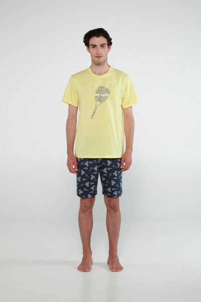 Vamp - Pyžamo s krátkymi rukávmi 20642 - Vamp yellow iris XXL