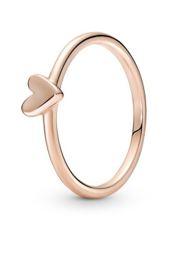 Pandora Romantický bronzový prsteň Rose 180092C00 mm