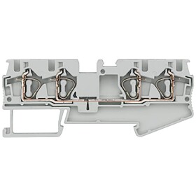 Siemens 8WH20040AG00 priechodná svorka prípojka s pružinovým protiťahom sivá 50 ks; 8WH20040AG00