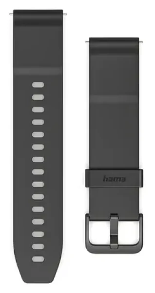 HAMA Platobný remienok NFC čierny / Remienok / 20 mm / bezkontaktné platby