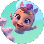 Jedložiteľný papír Cry babies plávajúce bábätko 19,5 cm - Pictu Hap - Pictu Hap