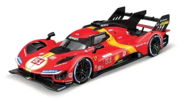 Bburago RACING MODEL Kit Ferrari 499P - 24h Le Mans červená